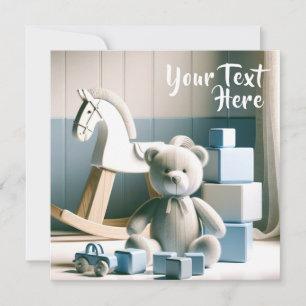 Convite Sala de Crianças Encantadas com Brinquedos