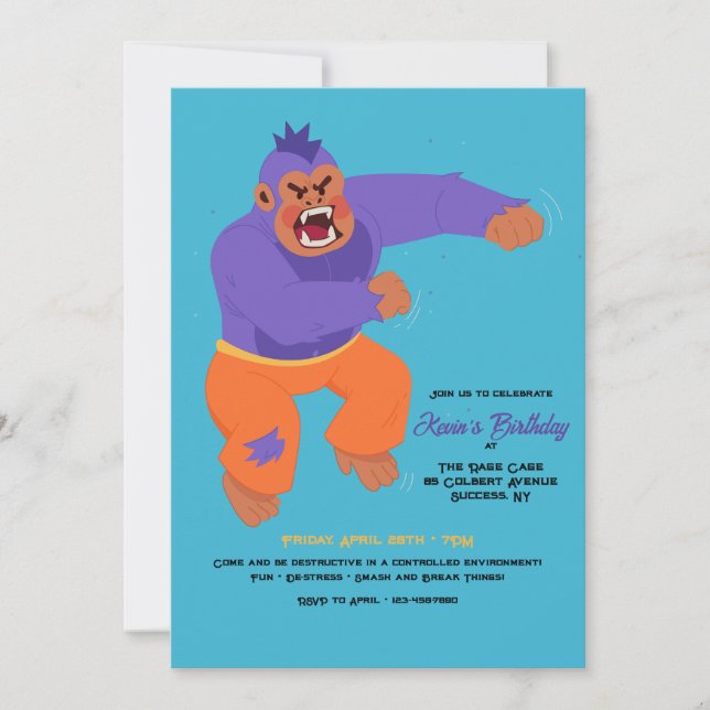 Convite Sala de Rage (Frente)