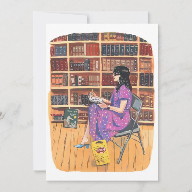 Convite Sala Rara de Livros na Estrada, NYC (Frente)