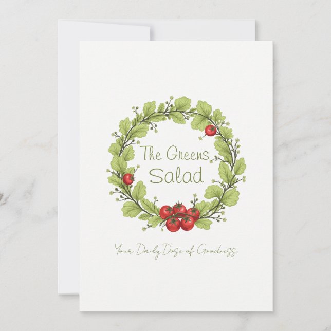 Convite Salada dos Verdes (Frente)