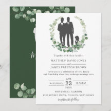 Salas de Casamento de Gay de Eucalyptus Greenery M