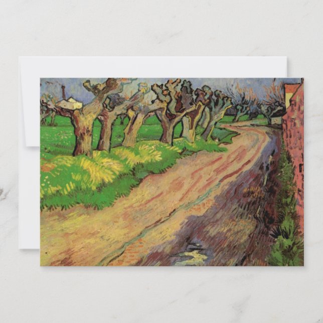 Convite Sálemas à beira do rio por Vincent van Gogh (Frente)