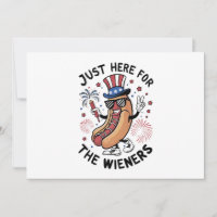 Salsichas do Dia 4 de Julho EUA Bandeira Americana