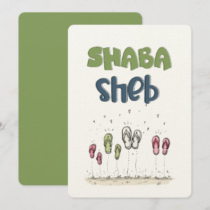 Convite Salta Para A Alegria Com Estes Flip-Flops ش ب ا ش 