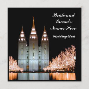 Convite SaltLakeTemple-ConviteParaRecepçãoCasamento