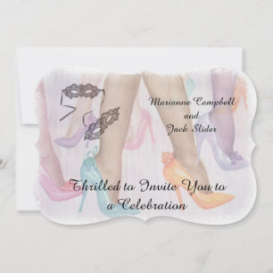 CONVITE SALTO ALTO LINDO PERSONALIZÁVEL