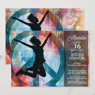 Convite Salto de Esperança Arte de Paz Urbana Moderna