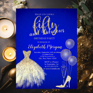 Convite Saltos Altos,Vestido,Champagne Azul 50º 