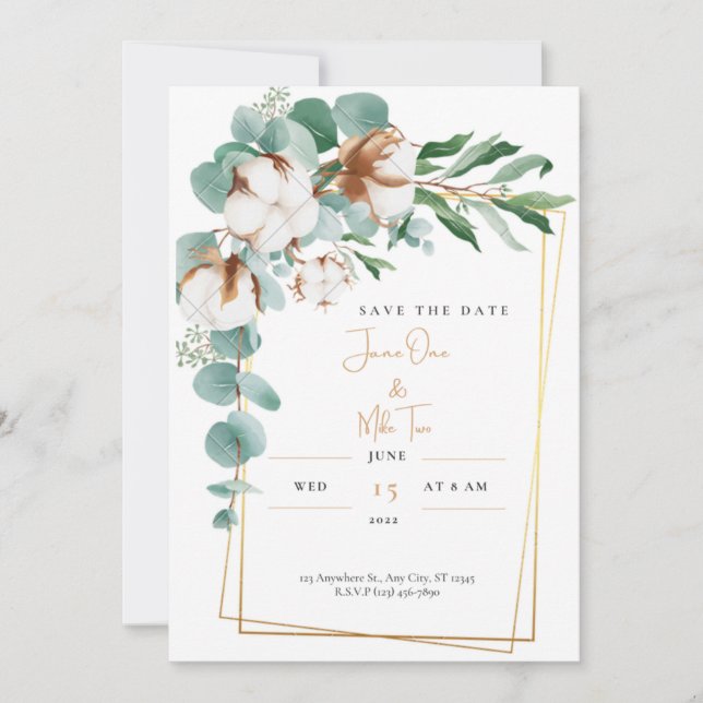 Convite salvar a data (Frente)