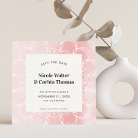 SALVAR A DATA A moderna cor-de-água rosa do boho m