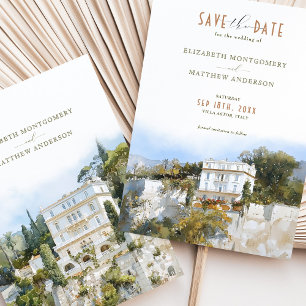 Convite Salvar a Data Villa ASTOR Amalfi Costa
