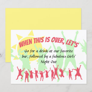 Convite Salvar data quando isso acabar com o VAMOS após a 