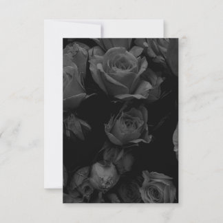 Convite Salvar Datas - Rosas B&W