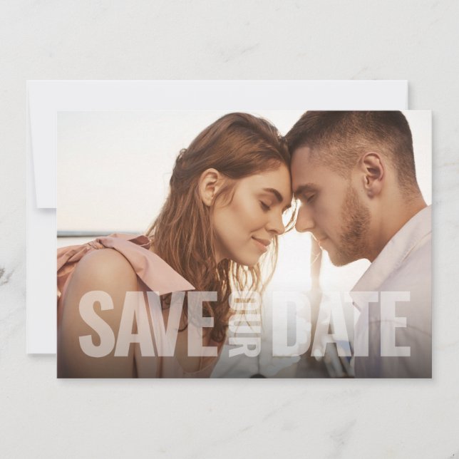 Convite Salvar nosso lançamento de data (Frente)