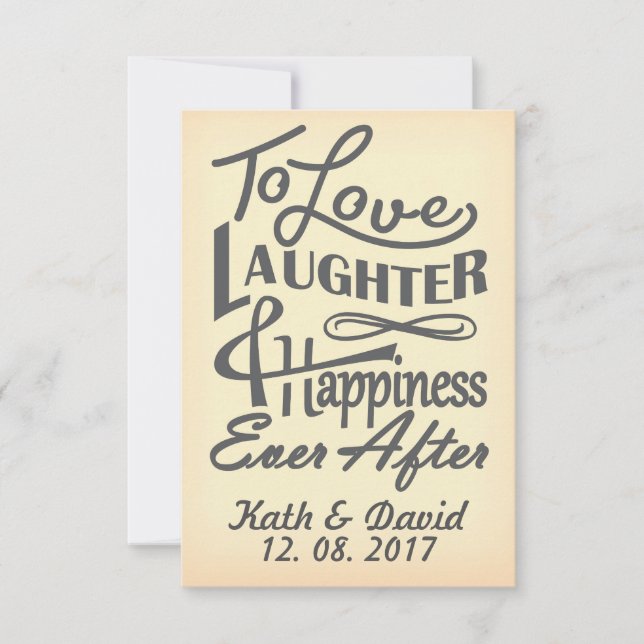 Convite Salvar o design de data (Frente)