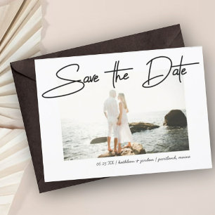 Convite Salvar o script de traçado de Caneta de casamento