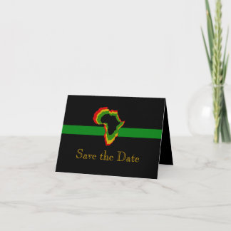 Convite "Salve a Data" África com Cores Pan-Africanas [1]