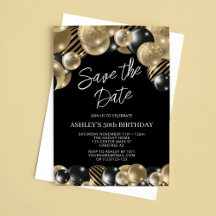 Salve a Data Aniversário de 50 anos Black Gold