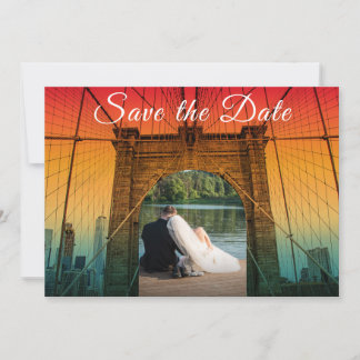 Convite Salve A Data Casamento Noivos Nova York
