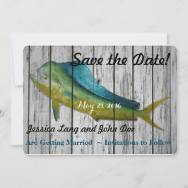 Convite Salve a data com um Mahi Mahi