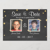 Salve a data de Casamento Dourado do Quadro Básico