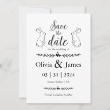 Salve a data de casamento entre Páscoa branca e pr