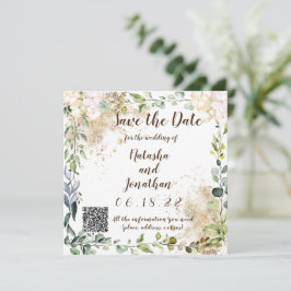Convite Salve a Data de Design Herbal