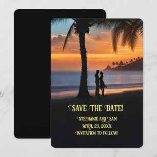 Convite Salve a Data de Praia Temática