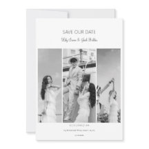 Salve a data foto colagem negra casamento branco