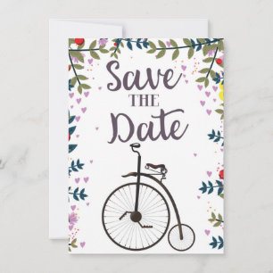 Convite Salve a Data Penny Farthing