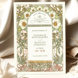 Convite Salve a data Vintage Art Nouveau de Mucha<br><div class="desc">Art Nouveau Vintage Salve os cartões de casamento de Alphonse Mucha em um design floral, romântico e caprichoso. Os florescimentos vitorianos complementam os tipos clássicos de arte deco fonts. Introduza as suas informações personalizadas e está concluído. Se você quiser alterar a design, clique no botão azul "Personalizar". Muito obrigado por...</div>