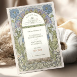 Convite Salve a data Vintage Art Nouveau por Mucha Convida<br><div class="desc">Art Nouveau Vintage Salve os cartões de casamento de Alphonse Mucha em um design floral, romântico e caprichoso. Os florescimentos vitorianos complementam os tipos clássicos de arte deco fonts. Introduza as suas informações personalizadas e está concluído. Se você quiser alterar a design, clique no botão azul "Personalizar". Muito obrigado por...</div>
