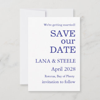 CONVITE SALVE NOSSOS DATOS CASAMENTO BRANCO SIMPLES MODERN