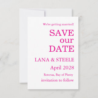 CONVITE SALVE NOSSOS DATOS CASAMENTO BRANCO SIMPLES MODERN