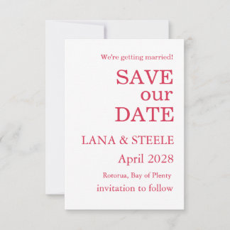 CONVITE SALVE NOSSOS DATOS CASAMENTO BRANCO SIMPLES MODERN