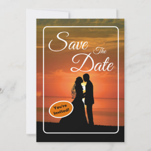 Convite Salve O Casamento De Recém-Feriados