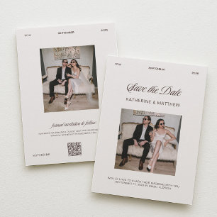 Convite Salve o Dia de Casamento Dinheiro Antigo Marrom