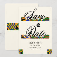 Salve o dia Kente Africano Moderno