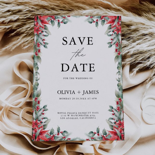 Convite Salve o Natal na Modelo (Christmas Save the Date Template)