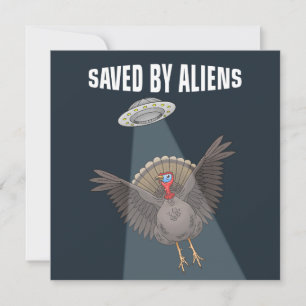 Convite Salvos pelos Alienígenas Antes do Dia de Ação de G