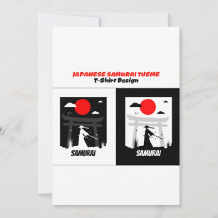 Convite Samurai urbano