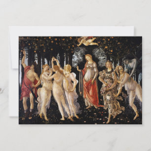 Convite Sandro Botticelli - La Primavera