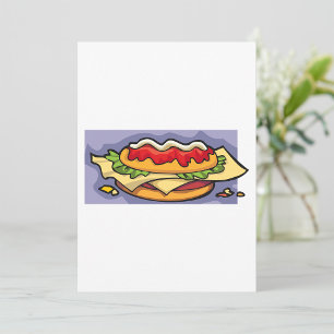 Convite Sanduíche Preenchido