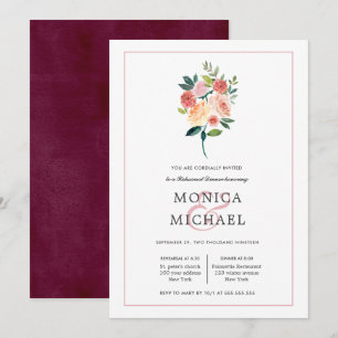 Convite Sangue Russo  Janto de ensaio das flores do outono