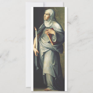 Convite Santa Brígida da Suécia Mística Medieval