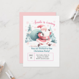 Convite Santa Christmas Invitation