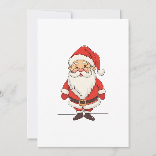 Convite santa claus (Frente)