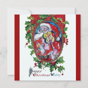 CONVITE SANTA CLAUS COM VIOLINA - PARTIDO NATAL