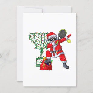 Convite santa fazendo dab tênis natal presente homens