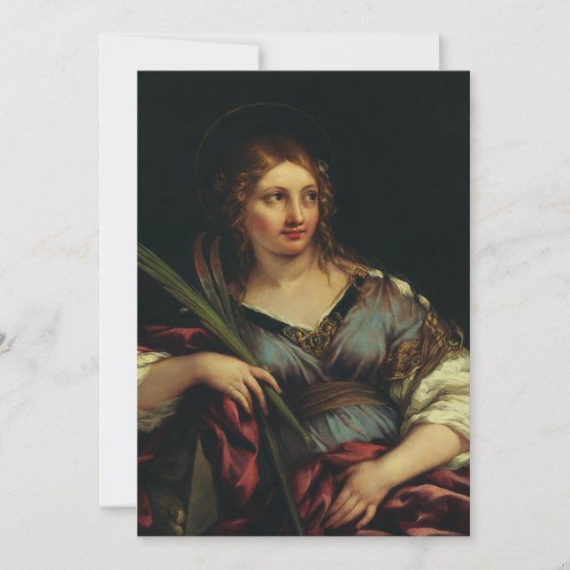 Convite Santa Martina de Roma por Pietro Berrettini (Frente)